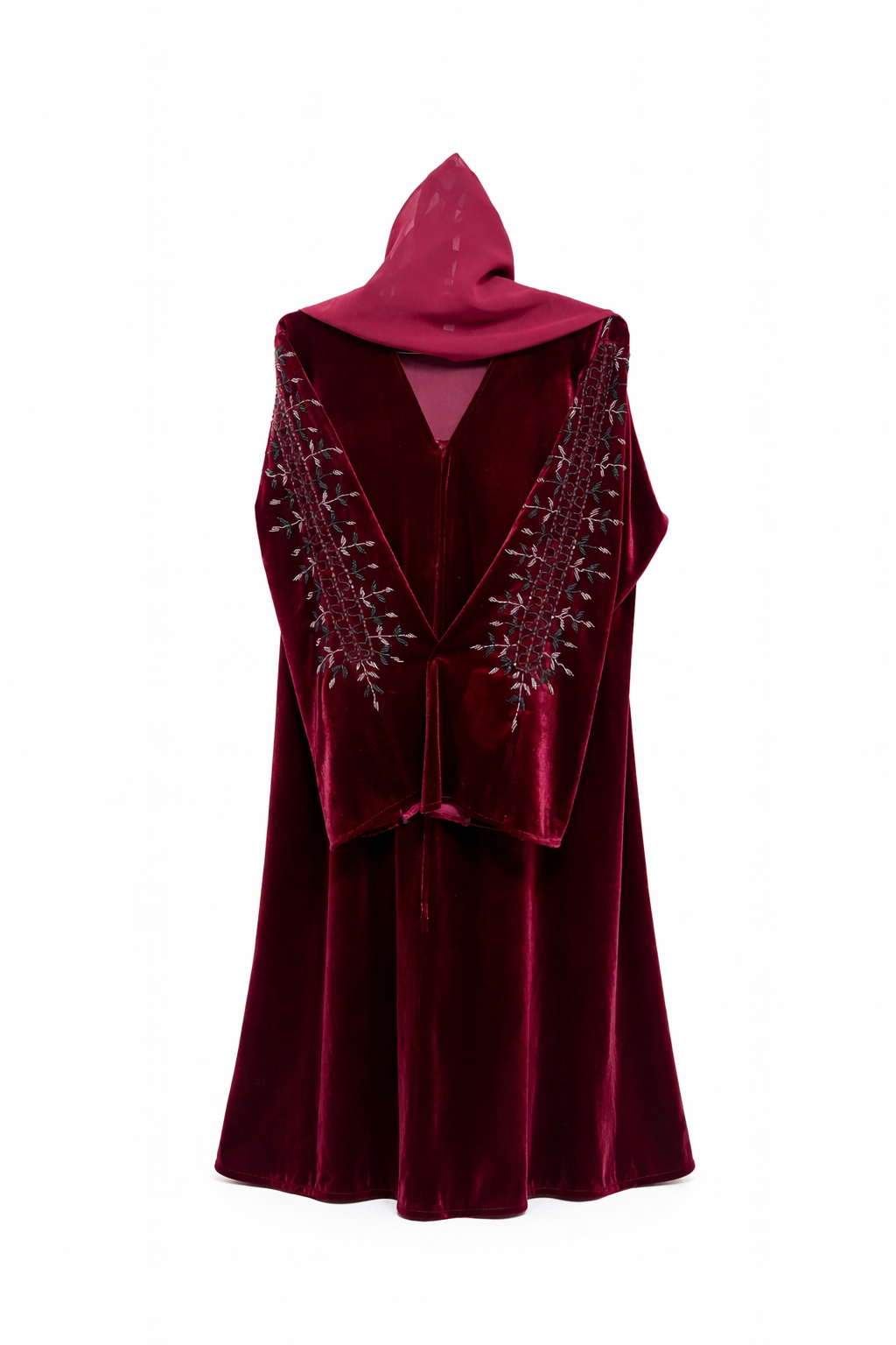 Hand Embellished Velvet Heirloom Abaya
