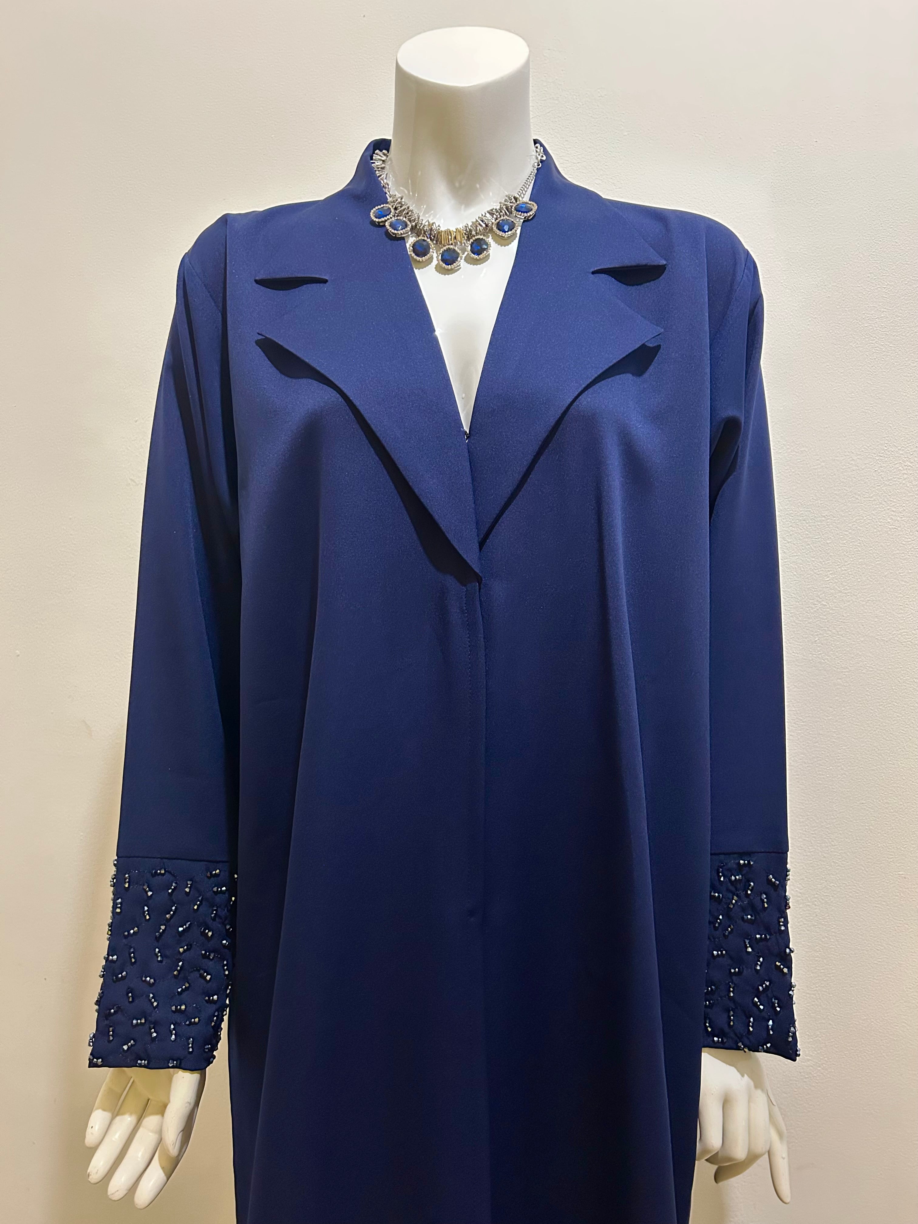 Blue Reverie Blazer Abaya