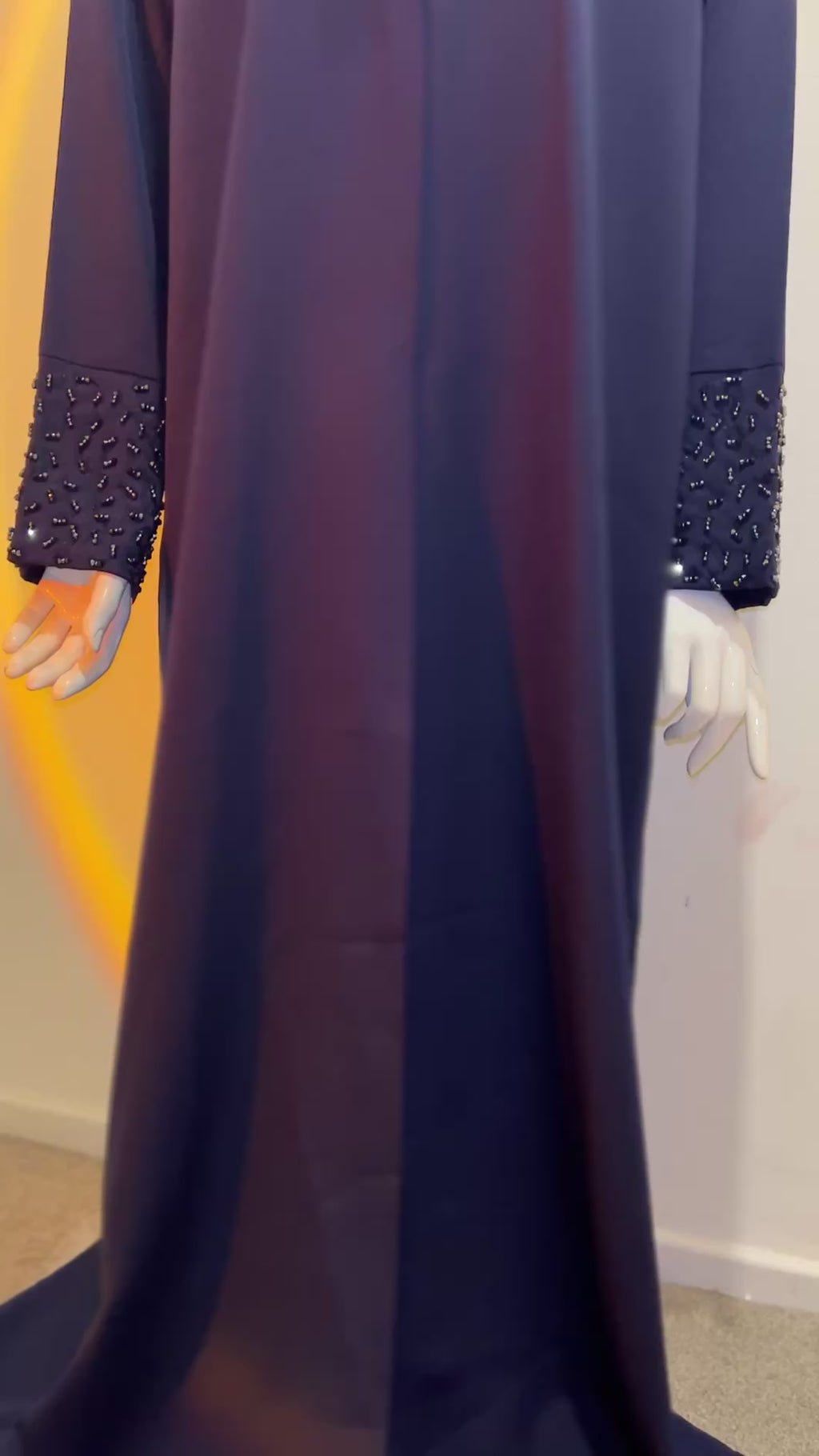 Blue Reverie Blazer Abaya