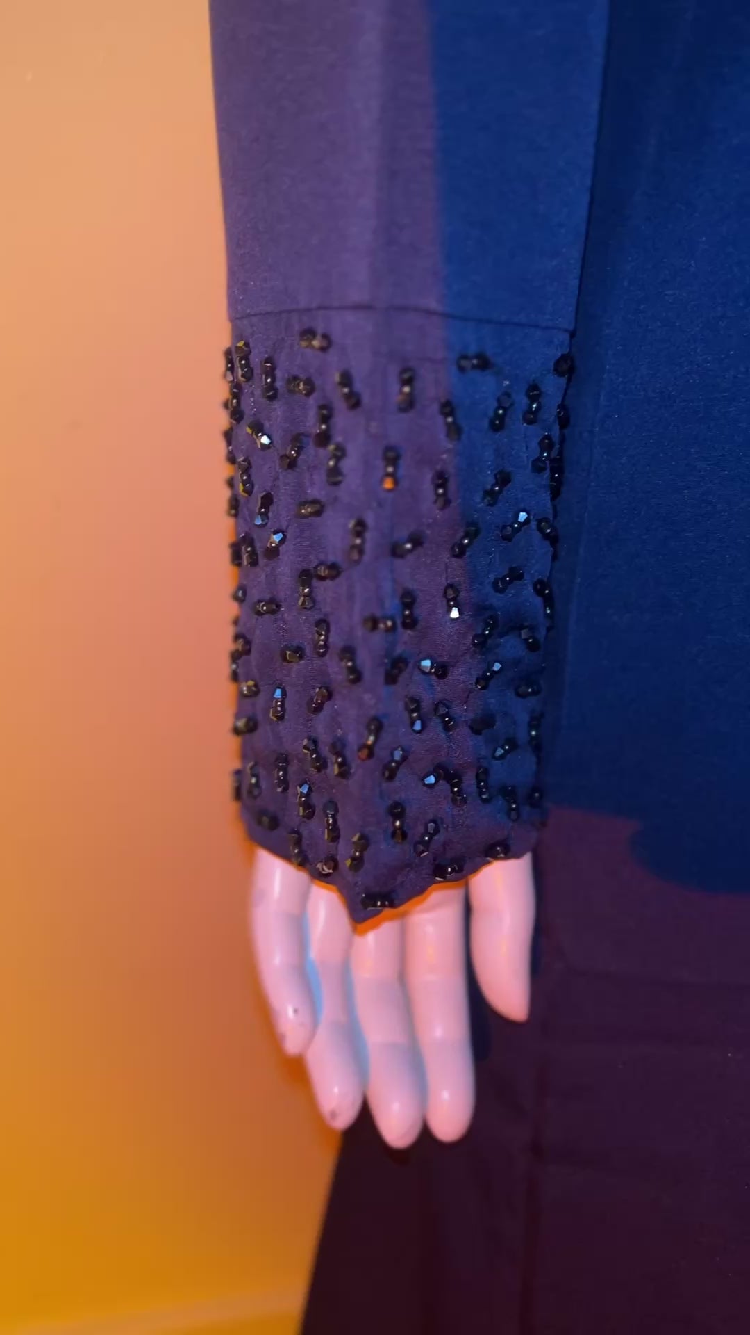 Blue Reverie Blazer Abaya